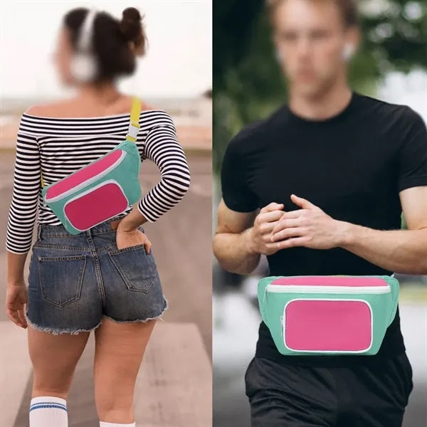 Insulated crossbody lightweight travel cooler fanny pack