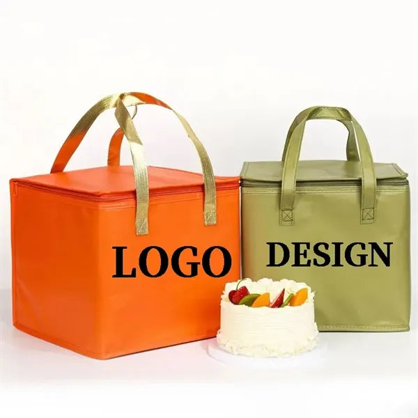 Insulated Bags - Non-Woven Thermal Tote with Logo Pri