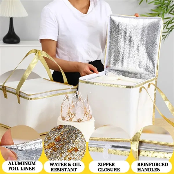 Insulated Bags - Non-Woven Thermal Tote with Logo Pri