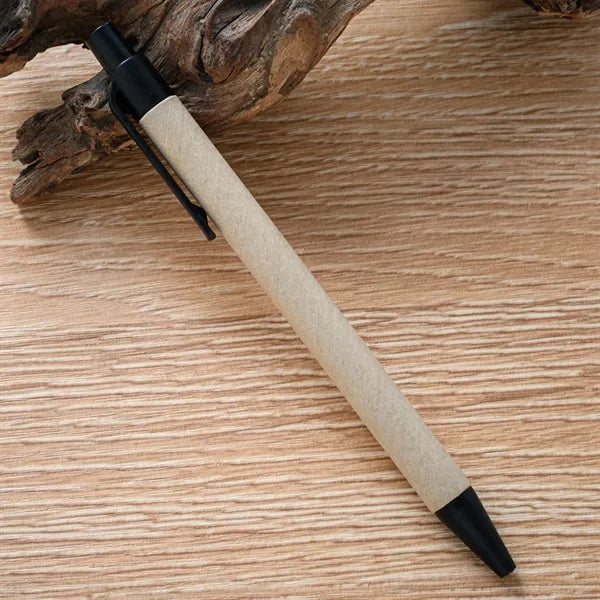 Eco-Friendly Click Plastic Paper Tube Ballpoint Pen