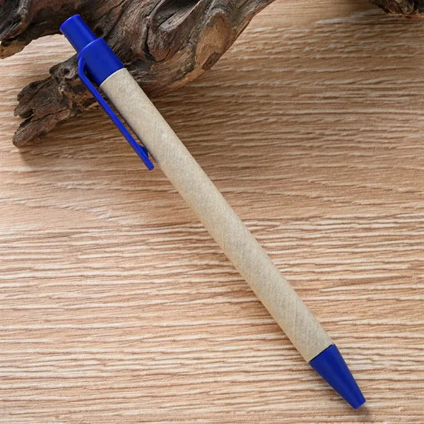 Eco-Friendly Click Plastic Paper Tube Ballpoint Pen