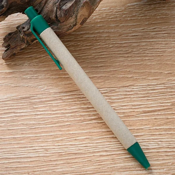 Eco-Friendly Click Plastic Paper Tube Ballpoint Pen