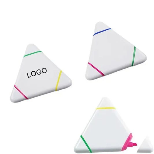Triple Triangle Multi Colour Highlighter Pens