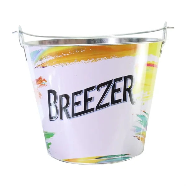 5 QT Galvanized Metal Ice Bucket/ Beer