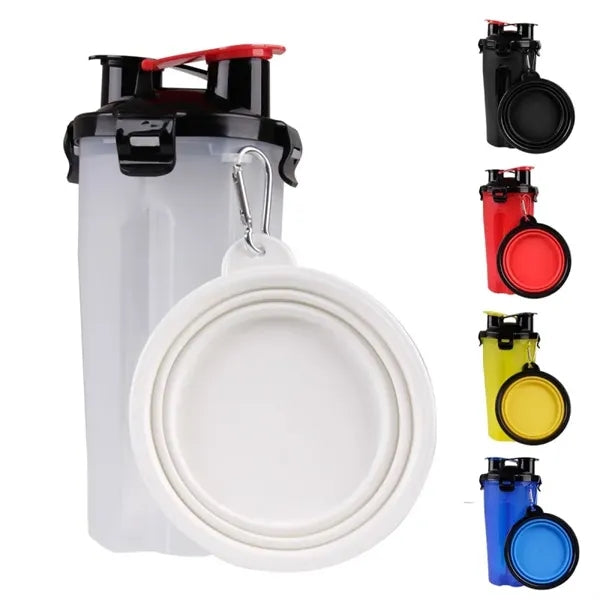 Dog Travel Water Bottle Collapsible Bowls