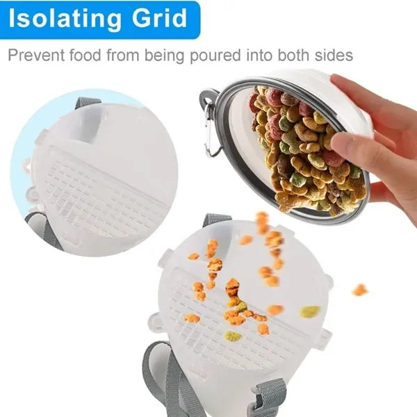 Dog Travel Water Bottle Collapsible Bowls