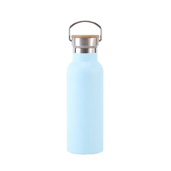 17oz Stainless Steel Double-Wall Vacuum Bottle with Loop Top