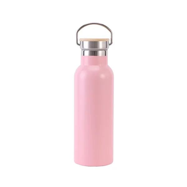 17oz Stainless Steel Double-Wall Vacuum Bottle with Loop Top