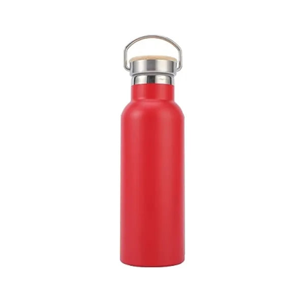 17oz Stainless Steel Double-Wall Vacuum Bottle with Loop Top