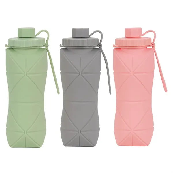 20oz Silicone Foldable Sports Bottle