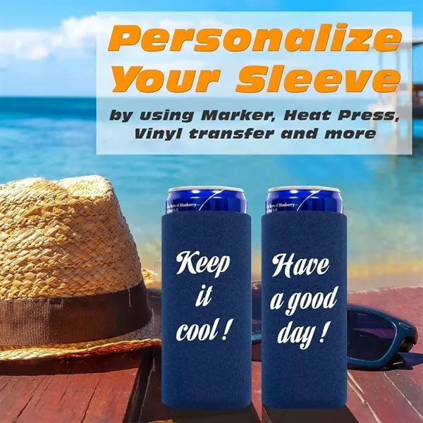 Magnetic Can Cooler Ultra Slim 12oz For Holidays