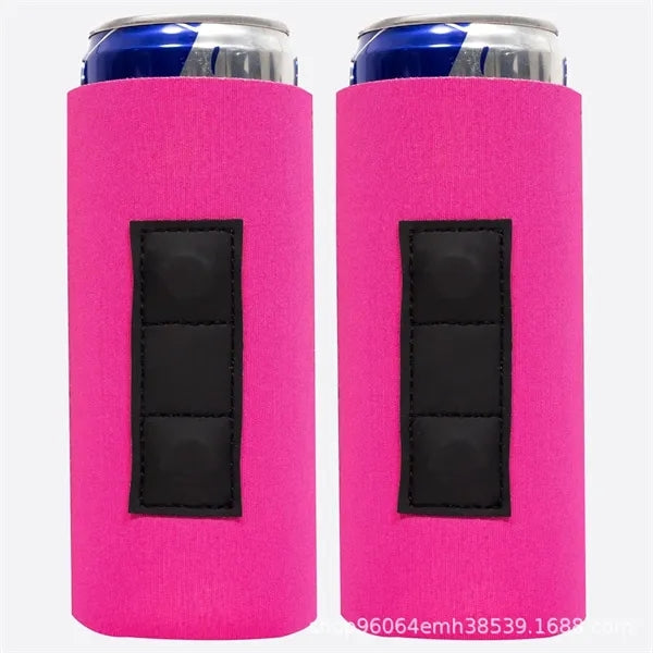 Magnetic Can Cooler Ultra Slim 12oz For Holidays