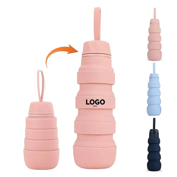 18 Oz Collapsible Water Bottles