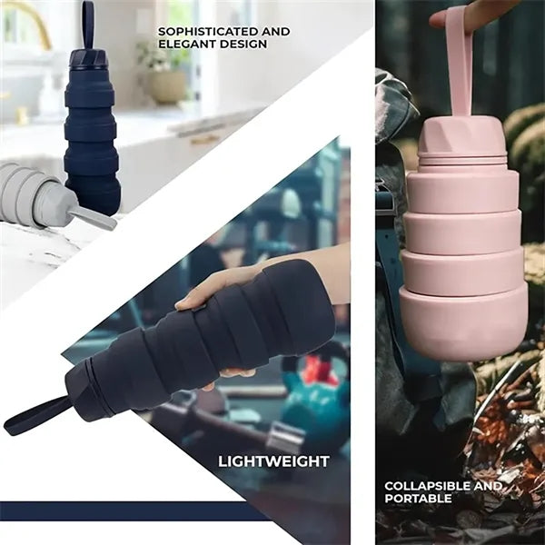 18 Oz Collapsible Water Bottles