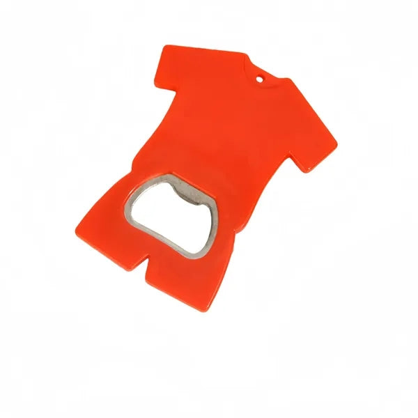 Jersey-shaped beer bottle opener