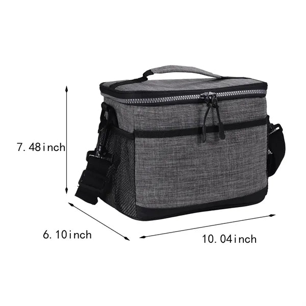 Portable insulated lunch cooler bag for office travel picnic