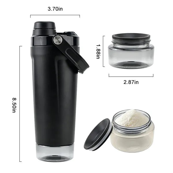 20oz Stainless Steel Shaker Cup with Base Container
