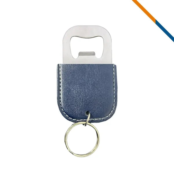 ClixKey PU Leather Keychain Bottle Opener