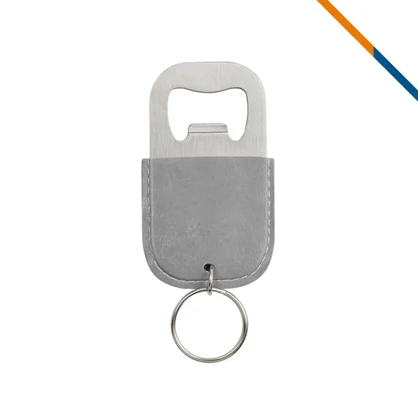 ClixKey PU Leather Keychain Bottle Opener