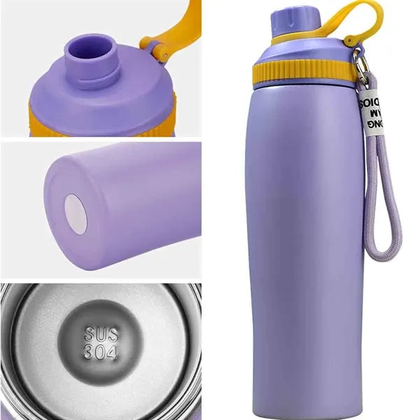 22Oz Portable Stainless Steel Water Bottle