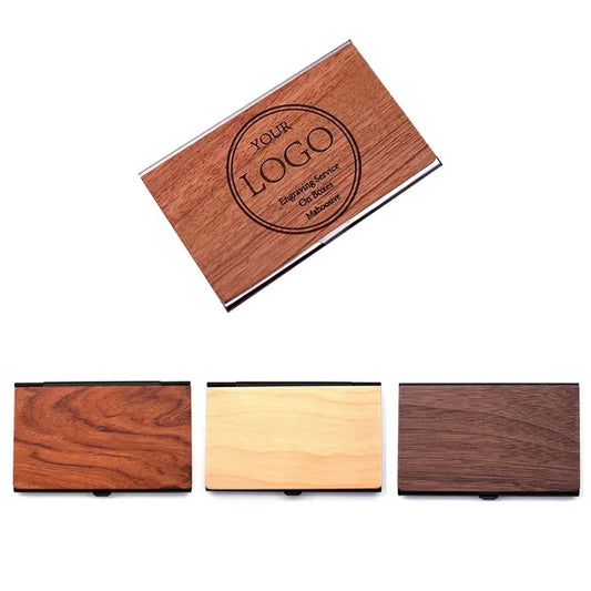 The Laser Engraved Wooden Card Caddy