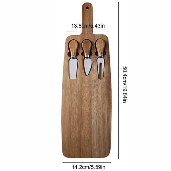 Cheese Board with Knife Set