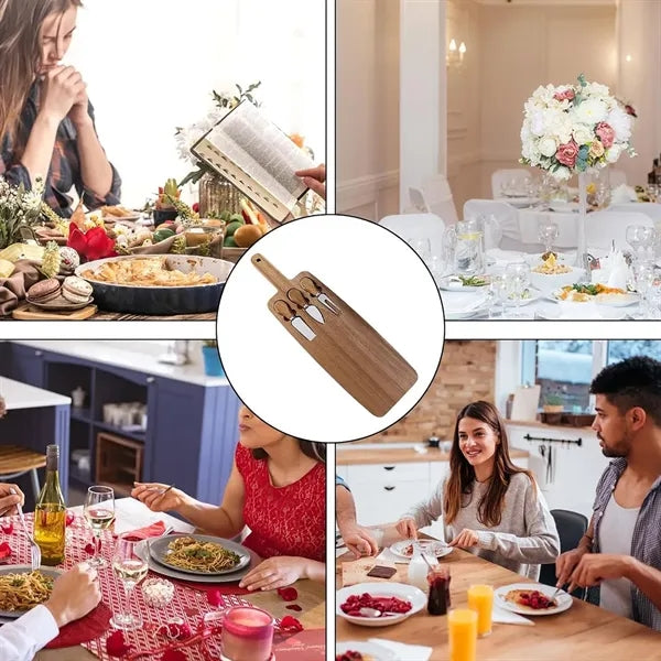 Cheese Board with Knife Set