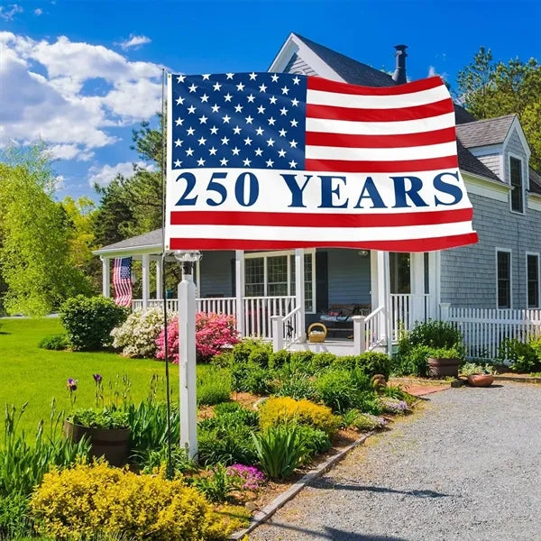 Yard party decor custom star stripe 250 years America flag