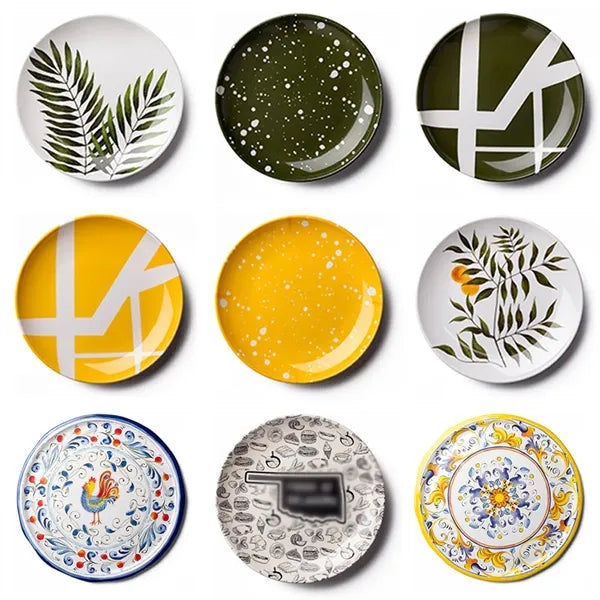 Kitchen restaurant unbreakable dishwasher safe dinner plates