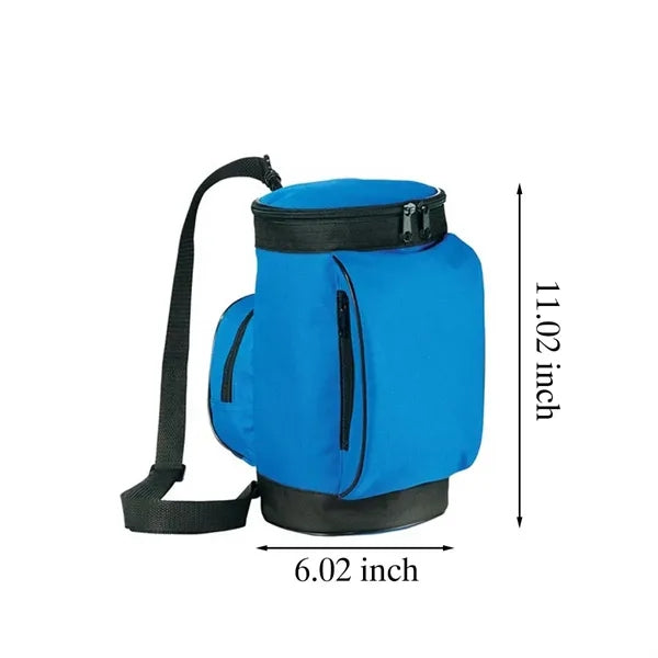 Portable cooler bag cross-body for golf/picnics/travel