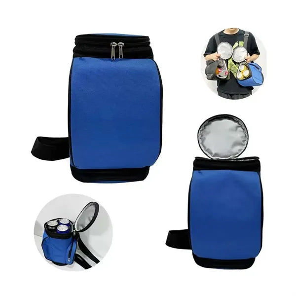 Portable cooler bag cross-body for golf/picnics/travel