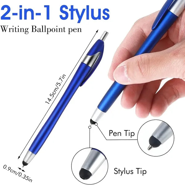 Ballpoint Pens with Stylus Tips Retractable Touch Screens