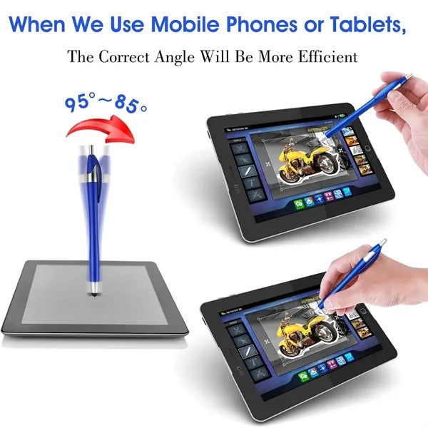 Ballpoint Pens with Stylus Tips Retractable Touch Screens