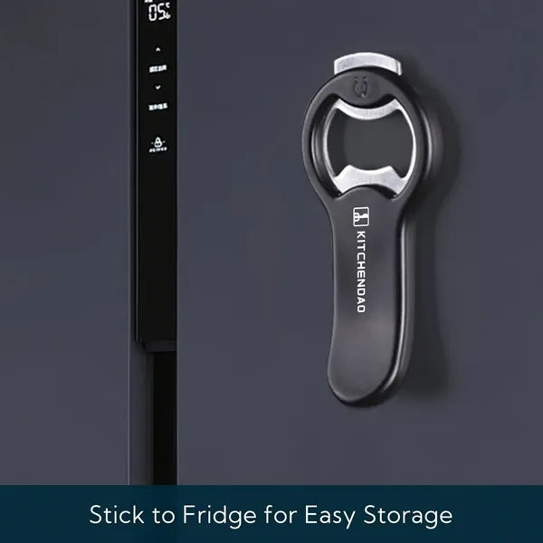 2 in 1 Magnetic Beer Bottle Opener with Cap Catcher