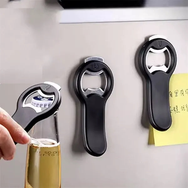2 in 1 Magnetic Beer Bottle Opener with Cap Catcher