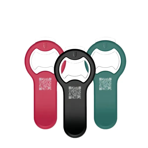 2 in 1 Magnetic Beer Bottle Opener with Cap Catcher