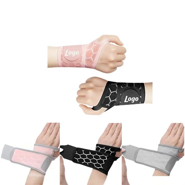 Sports wristband, breathable and adjustable wristband