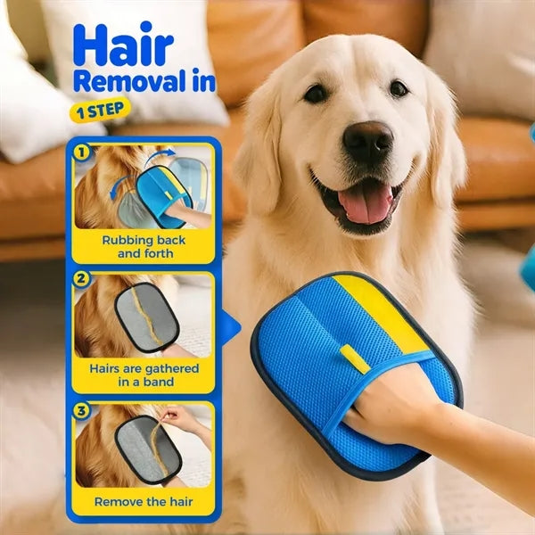 Electrostatic Pet Hair Cleaning Gloves Large Power