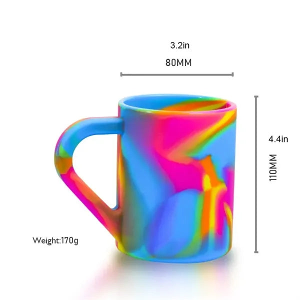 12.8oz Silicone Coffee Mug Cup Unbreakable