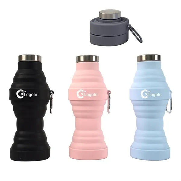 16.9 oz Collapsible Water Bottle with Mountaineering Buckle