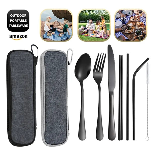 Camping Stainless Steel Cutlery Set