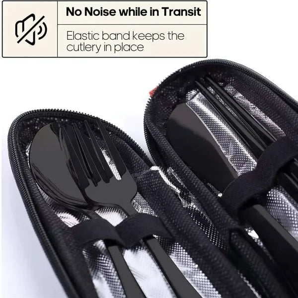 Camping Stainless Steel Cutlery Set