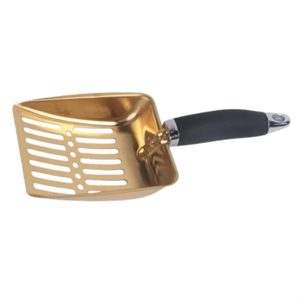 Stainless Steel Cat Litter Scoop with Easy Handle