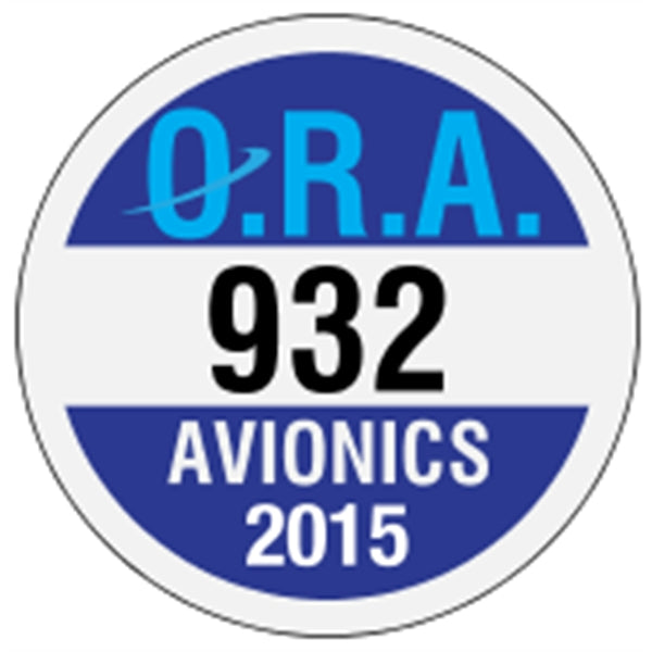 2.5" Diameter Circle Reflective Bumper Parking Permits