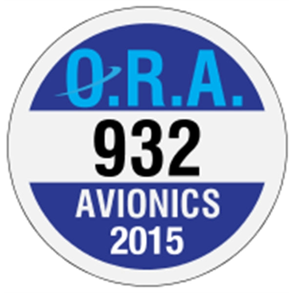 2.5" Diameter Circle Reflective Bumper Parking Permits