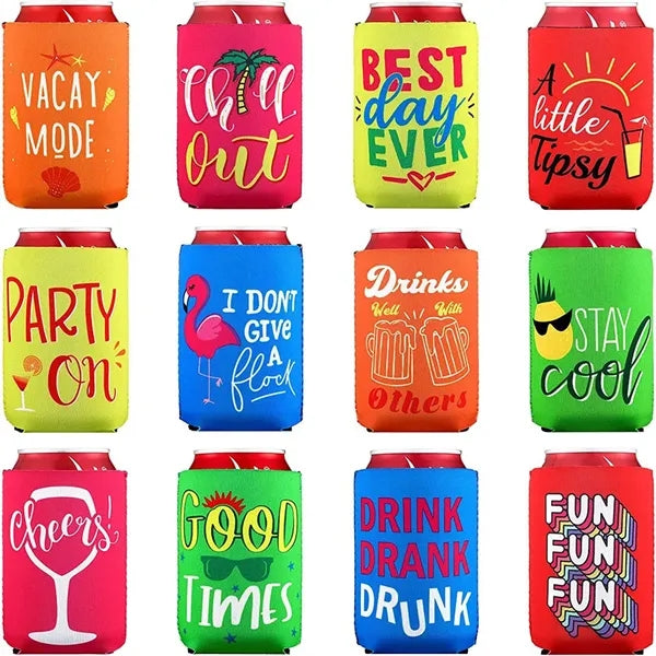 12 oz Neoprene Insulated Can Cooler Sleeve