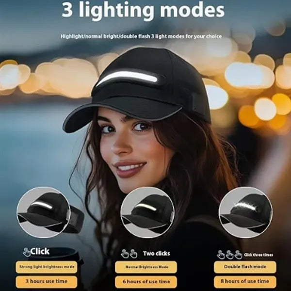 Outdoor LED Lighted Cap