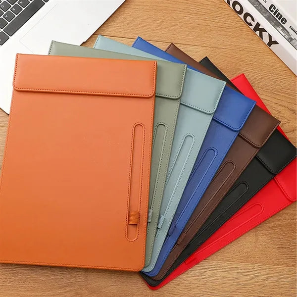 Executive A4 Leather Clipboard With Pen Slot