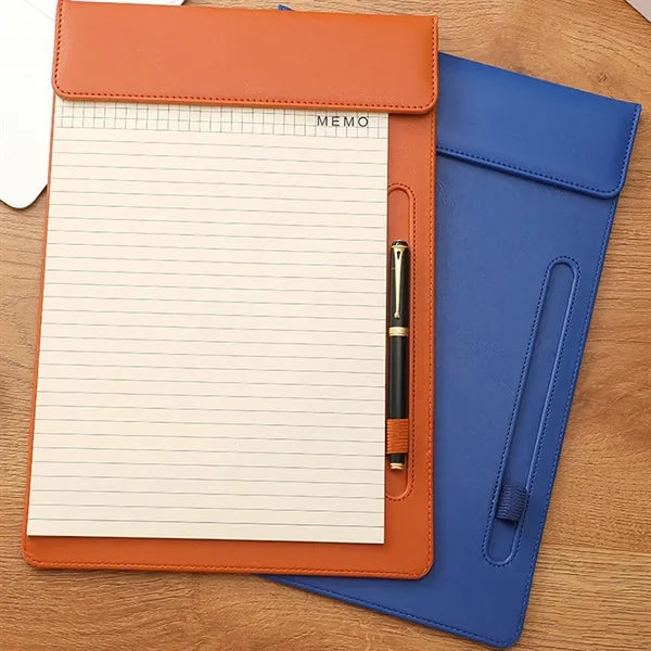 Executive A4 Leather Clipboard With Pen Slot