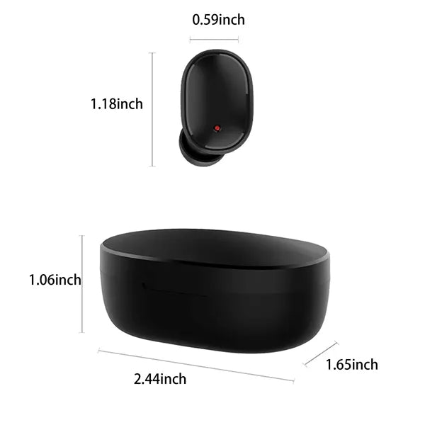 Noise-Cancelling Wireless Bluetooth Earbuds